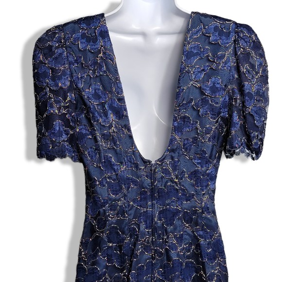 Vintage LESLIE FAY Evenings 90s Formal Cocktail Dress 6 - Picture 2 of 10